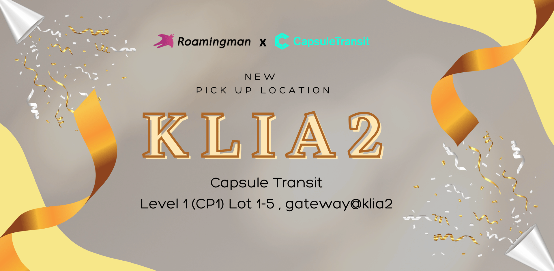 KLIA 2 Pick Up Location